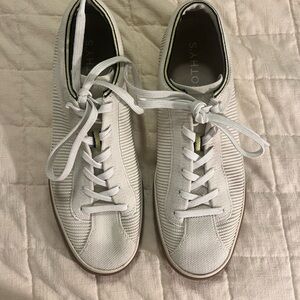 ROTHYS ivory lace up tennis shoes